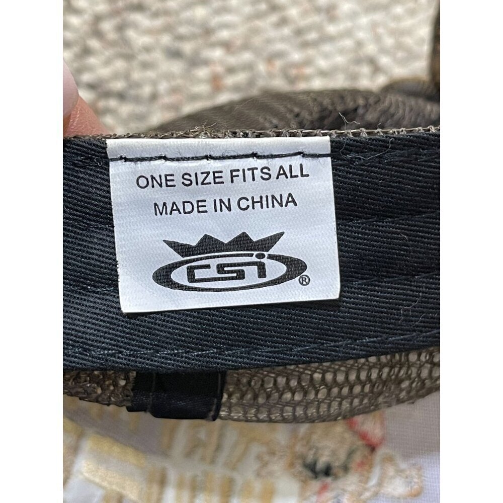 "Try My Nuts" Nut Company Baseball Cap Hat Adjustable Brown Red - Picture 6 of 7